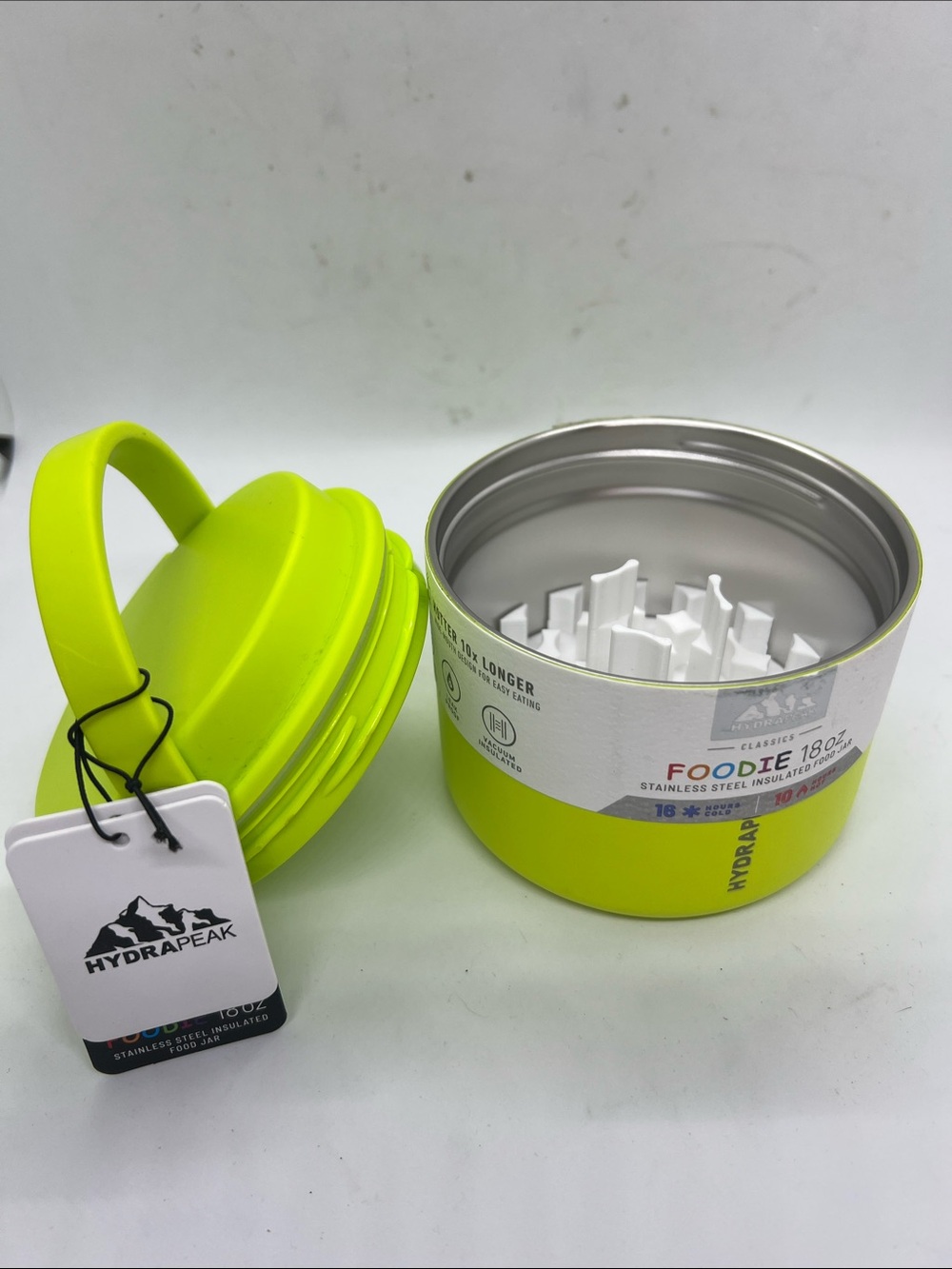 Hydrapeak Food Jar Insulated Stainless Steel Plus Peptide Storage Container NWT